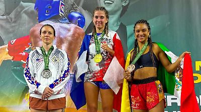 Shaday Aguilera conquista medalla de bronce en el Mundial de Muay Thai del WBC en Italia