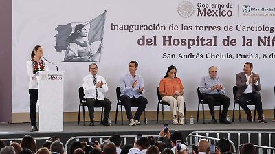 Sheinbaum condena redadas en EE. UU. y refuerza acciones en Puebla para la salud infantil