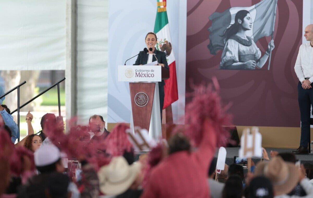Sheinbaum reafirma la soberanía de México y promete apoyo en el oriente del Estado de México