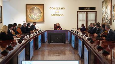 Sheinbaum se reúne con Susan Segal, presidenta de la Americas Society Council of the Americas