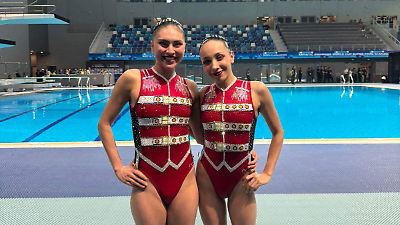 Sirenas mexiquenses destacan en Singapur: finalistas en el Mundial de Natación Artística 2025