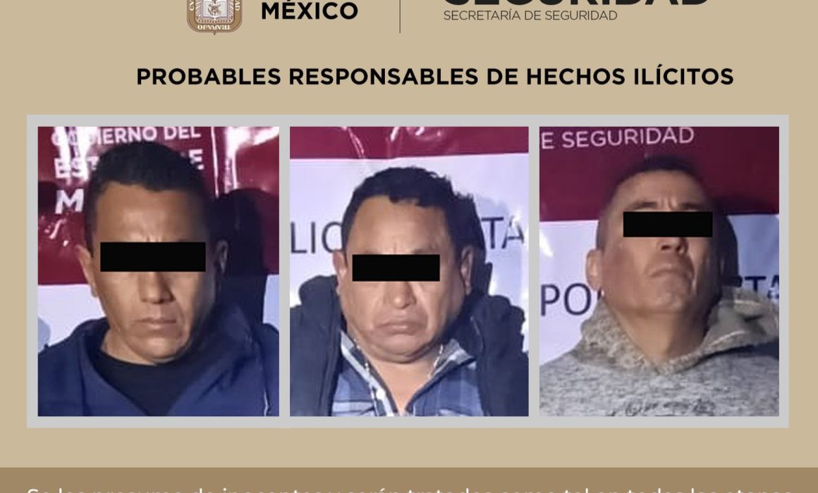 ¡Sorprendente captura en Ecatepec! Tres hombres detenidos tras robar una farmacia en plena acción