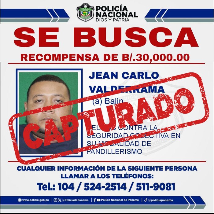 ¡Sorpresa en Medellín! Capturan a uno de los criminales más buscados por pandillerismo en Panamá, con oferta de 30,000 dólares de recompensa