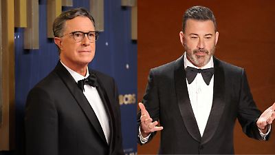 Stephen Colbert y Jimmy Kimmel联acen en una inusual entrevista tras cancelaciones y polémicas