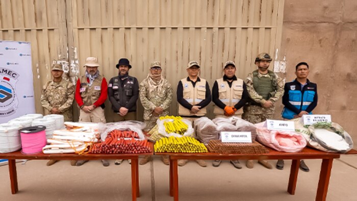 Sucamec destruye en Lima y Callao más de dos toneladas de explosivos ilegales para salvaguardar a la población