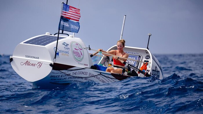 Taryn Smith se convierte en la primera mujer en cruzar el Atlántico en solitario en 46 días
