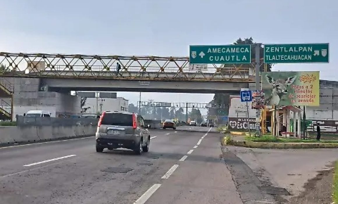 Tensión en la México-Cuautla por fuga de gas LP en tráiler en ruta a Amecameca