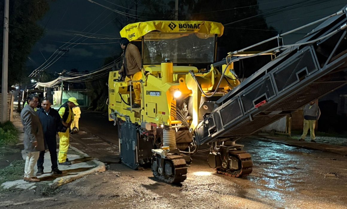 Teoloyucan inicia la rehabilitación de la avenida Zumpango tras años de abandono