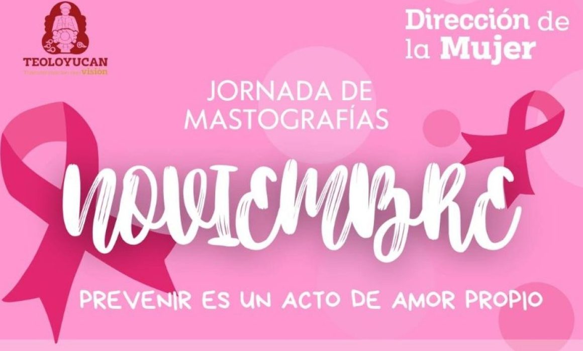 Teoloyucan invita a una jornada gratuita de mastografías para mujeres de 40 a 60 años