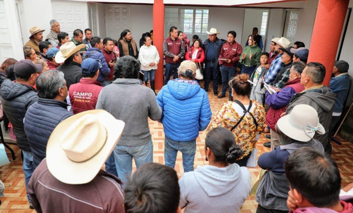 Tianguistenco agiliza apoyos para productores afectados por lluvias tras desbordamiento del río Mazacalco