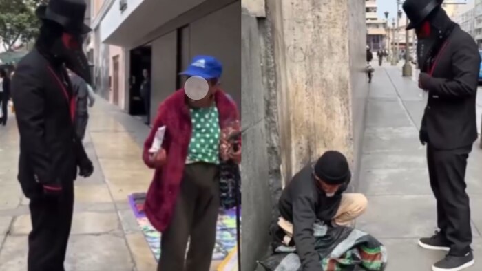 Tiktoker Lemon Pay en el centro de la polémica por humillar a ancianos lanzándoles dinero al suelo