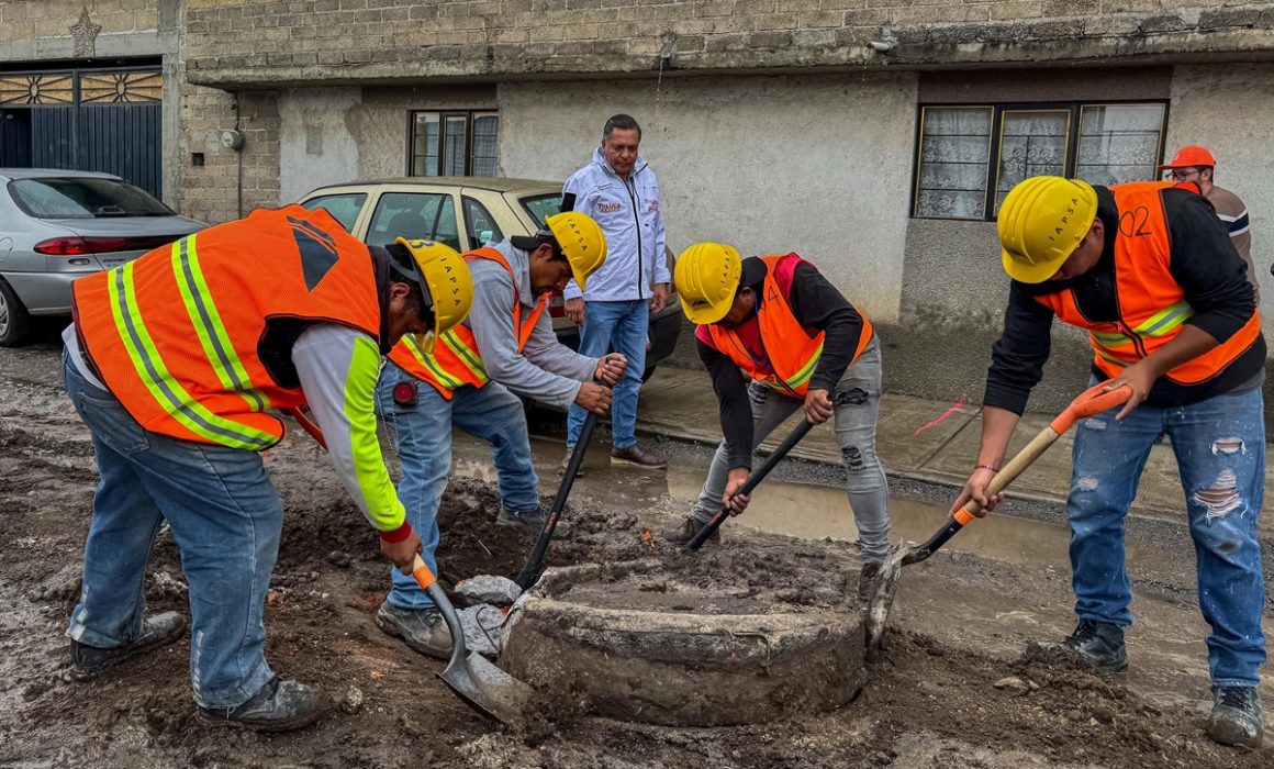 Toluca avanza enembellecimiento urbano con pavimentación ecológica en Huichochitlán