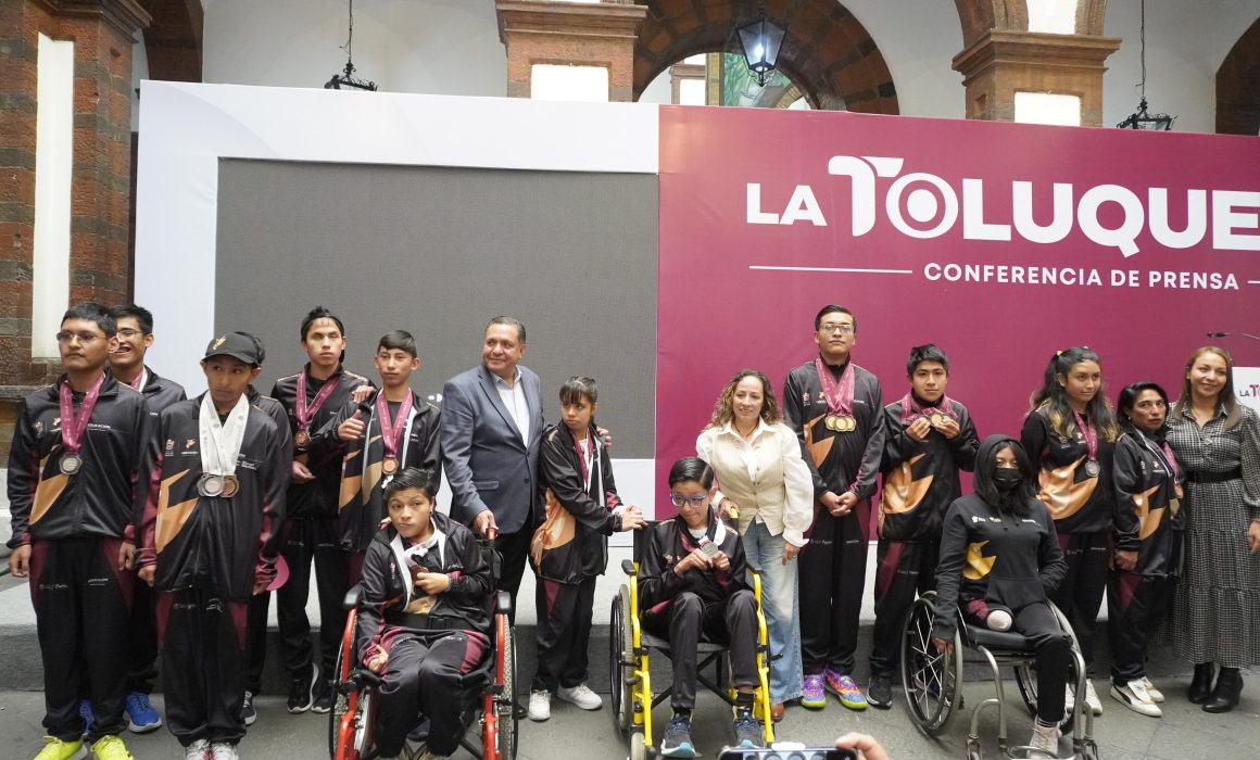 Toluca honra a sus atletas paralímpicos por sus destacados logros en la Paralimpiada Nacional 2025