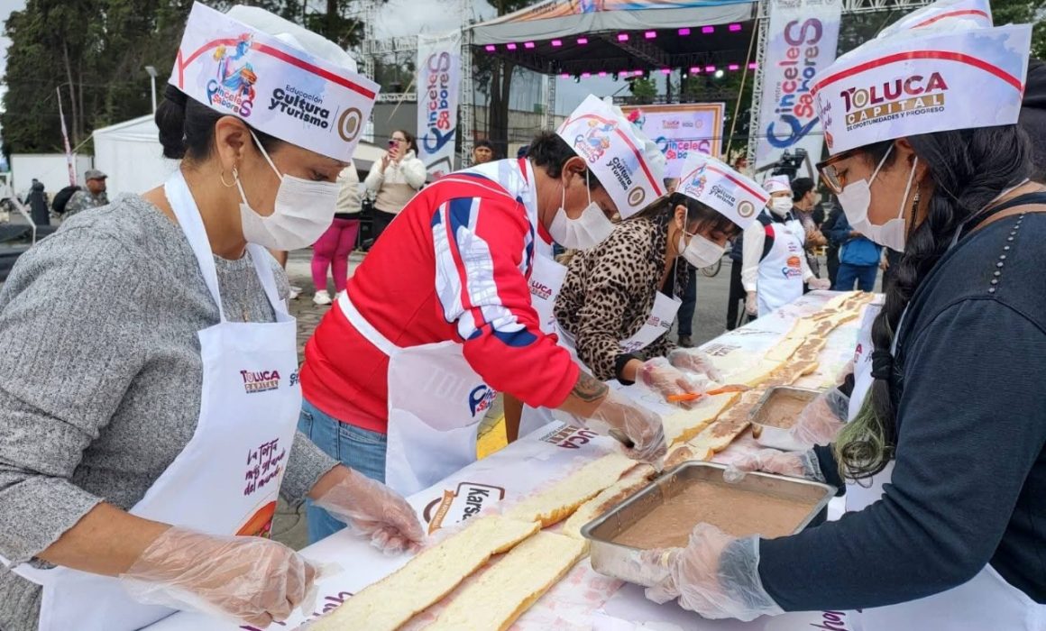 Toluca prepara la torta de chorizo más grande del mundo para sorprender en el Día del Padre