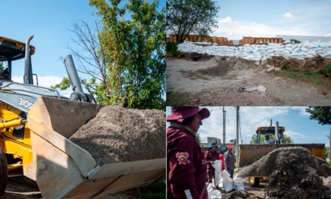 Toluca refuerza el canal Totoltepec tras desbordamiento y escucha a vecinos