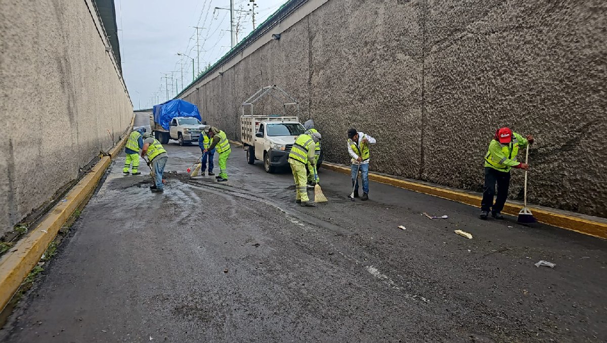 Toluca refuerza limpieza y atención por fuertes lluvias y encharcamientos