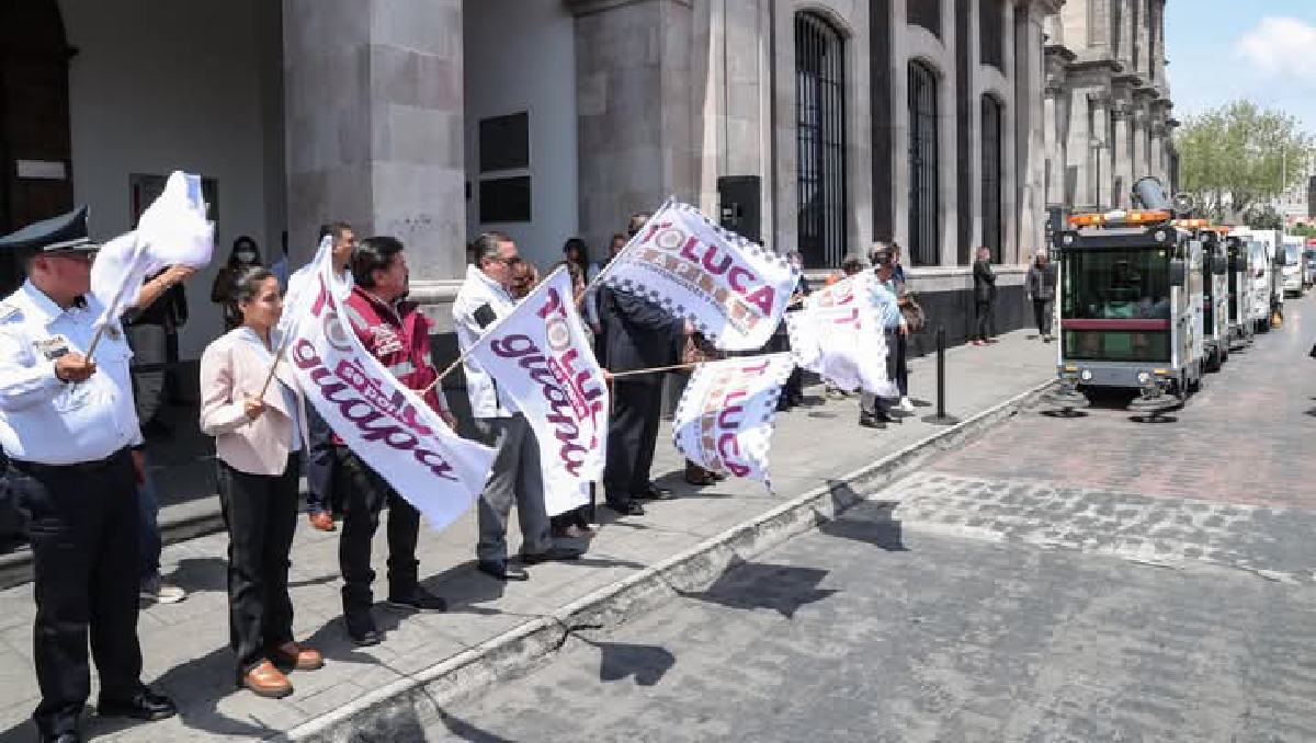 Toluca refuerza su limpieza con nuevas barredoras eléctricas y acciones contra la basura