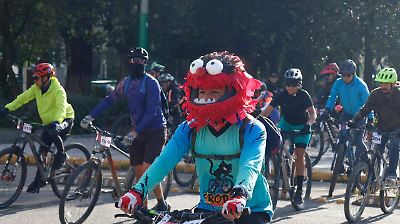 Toluca se moviliza en bicicleta por la solidaridad infantil en una rodada con causa