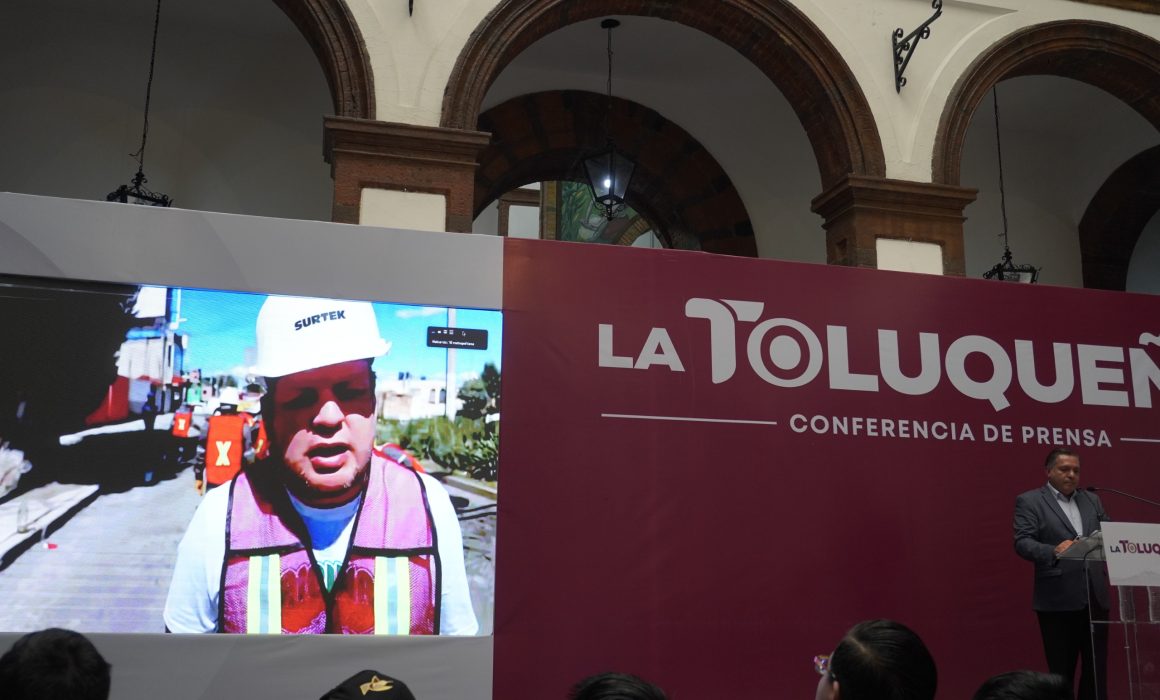 Toluca tapa más de 1,700 baches en una semana y anuncia nuevas rehabilitaciones de calles