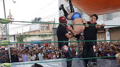Toluca vibra con una espectacular función de lucha libre gratuita en el Mercado 16 de Septiembre
