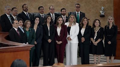 Toma de protesta de nuevos magistrados del Poder Judicial en Baja California y reelección de su presidente