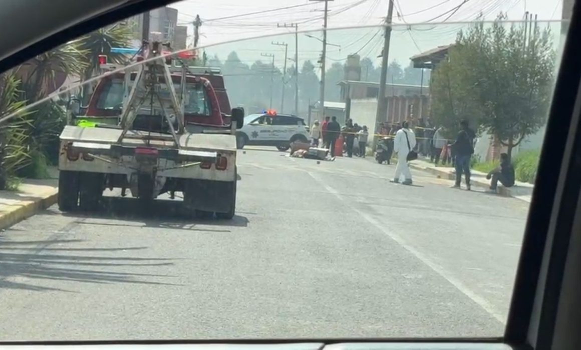 Trágico accidente en Chalco: atropellan y matan a indigente en la calle Sur 18-A