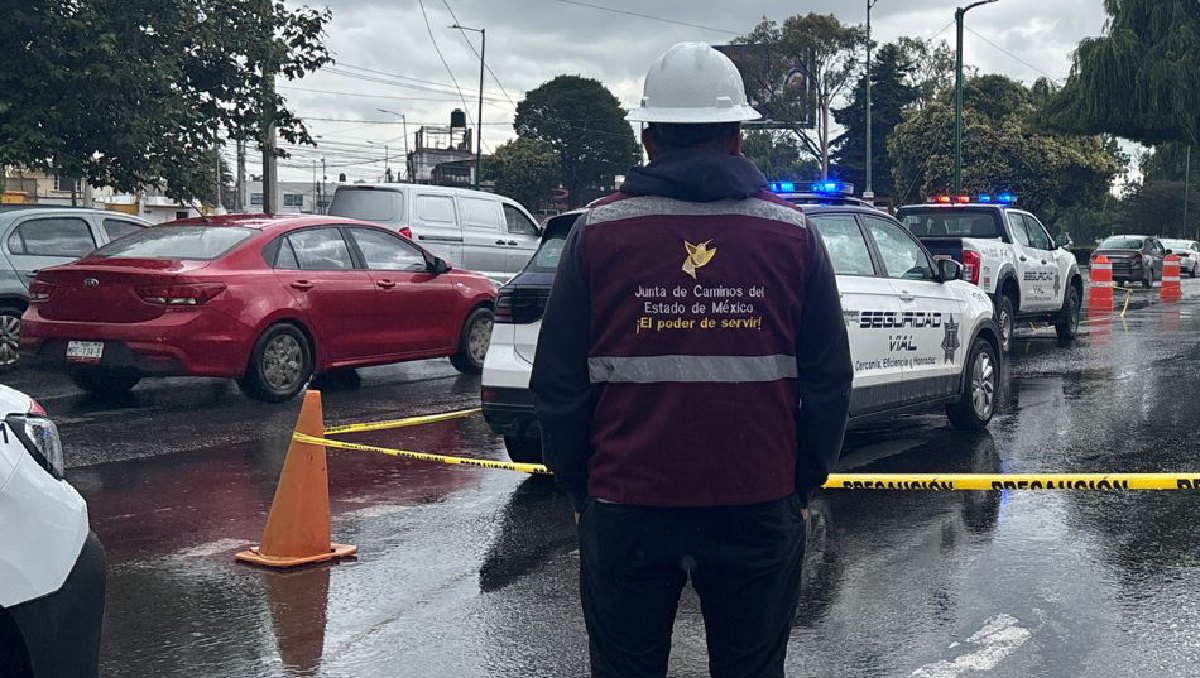 Trágico accidente en Toluca-Tenango: motociclista muere tras atropello y posible fuga del auto involucrado