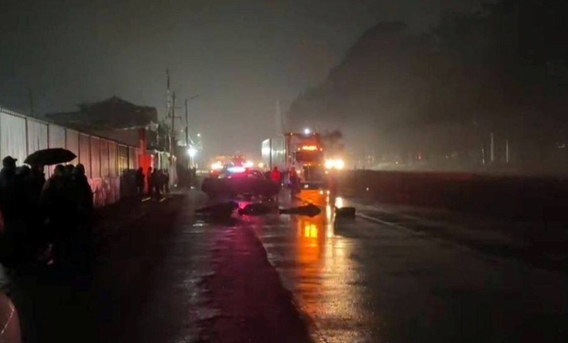 Trágico accidente en Toluca deja dos motociclistas fallecidos bajo la lluvia