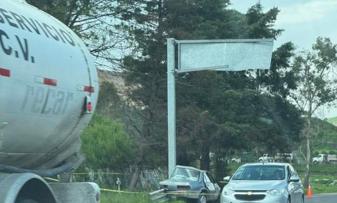 Trágico accidente en la carretera Toluca-Zitácuaro deja un muerto en Zinacantepec