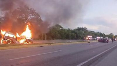 Trágico choque en Mérida-Campeche deja al menos 15 muertos y múltiples heridos