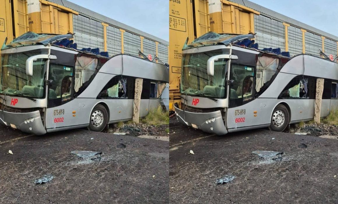 Trágico choque entre tren y autobús en Atlacomulco deja 9 muertos y 41 heridos