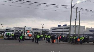 Trabajadores de Alpura protestan en Ecatepec y Cuautitlán Izcalli para exigir mejores condiciones laborales