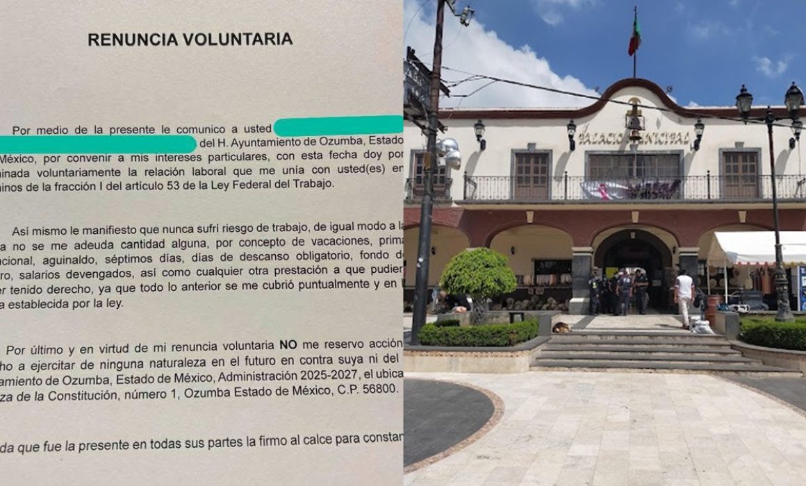 Trabajadores del Gobierno de Ozumba laboran sin IMSS, contratos precarios y sueldos bajos