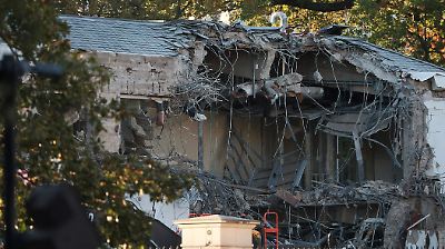 Trump inicia demolición parcial en la Casa Blanca para construir un lujoso salón de baile