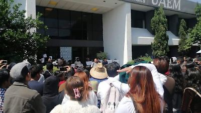 UAEMex Valle de Chalco se suma a las movilizaciones en el oriente del Edomex