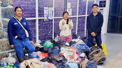 Universitarios de Chapingo envían víveres y ayuda humanitaria a comunidades afectadas por lluvias en México