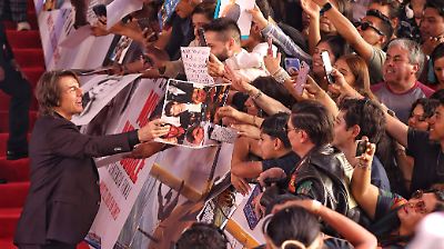 “Ustedes son mi familia”, dice Tom Cruise en la premier de Misión Imposible: la sentencia final en CDMX