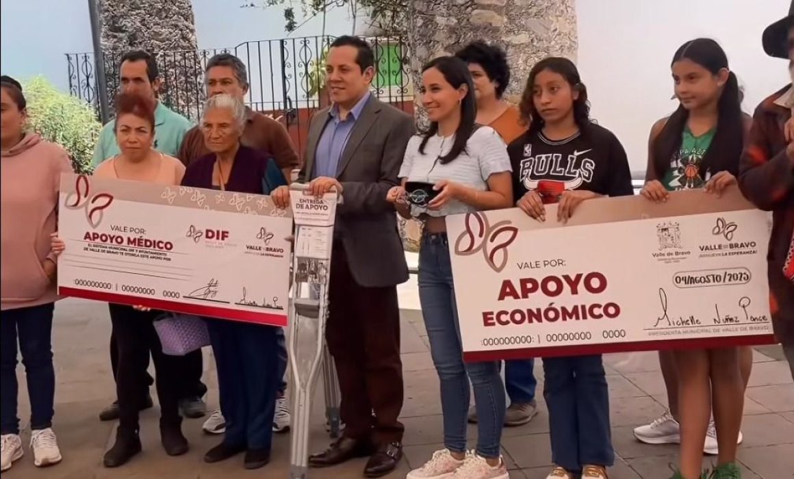 Valle de Bravo refuerza su compromiso social con apoyos directos a comunidades vulnerables
