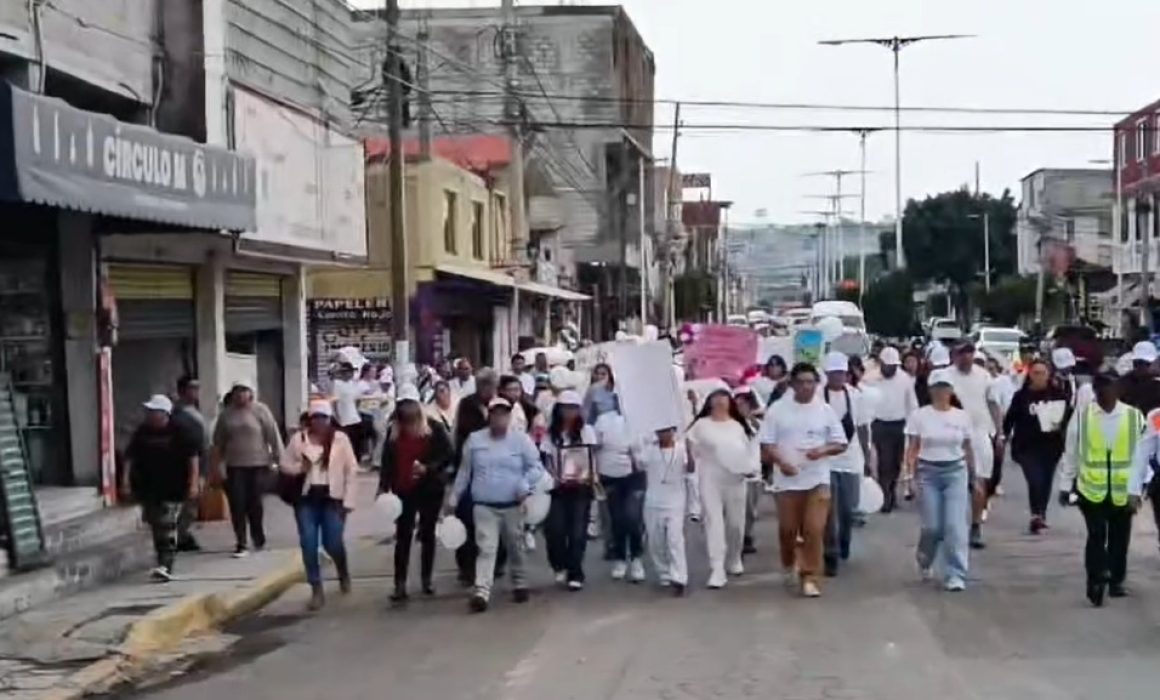 Valle de Chalco clama justicia y paz en marcha por Aranza y la seguridad del municipio