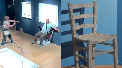 Vandalismo en el museo Palazzo Maffei Verona: pareja rompe obra inspirada en Van Gogh por una selfie