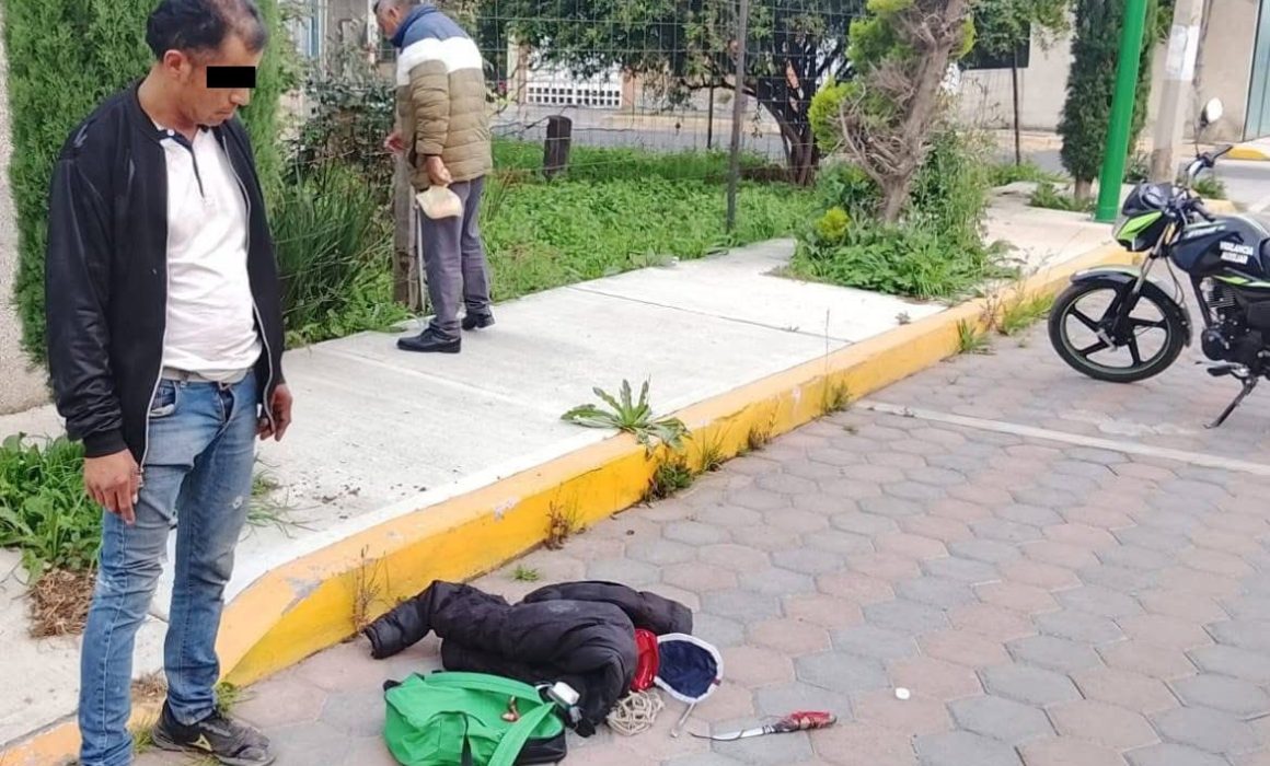 Vecinos de Chalco someten a un ladrón armado en medio de ola de robos y crisis de seguridad