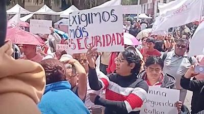 Vecinos de Ixtapaluca exigen justicia y mayor seguridad tras asesinato de comerciante en El Tejolote