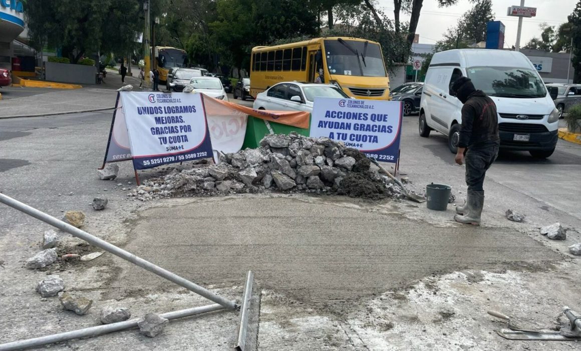 Vecinos de Tecamachalco en Huixquilucan y Naucalpan presentan iniciativa para mejorar vialidades