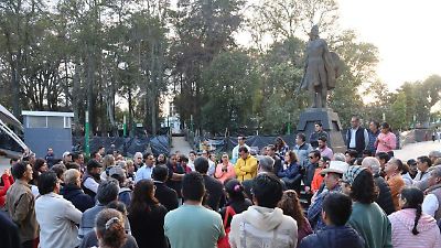 Vecinos de Toluca demandan consulta ciudadana por remodelación de la Alameda y reubicación del monumento a Cuauhtémoc