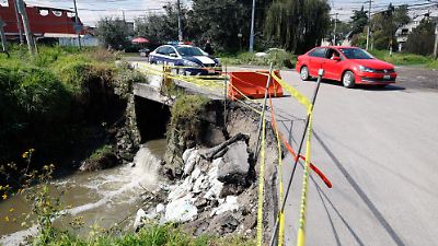 Vecinos de Toluca exigen reparación urgente tras accidente en el Río Verdiguel y advierten riesgo de tragedia