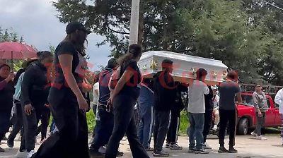 Velan a Natalia, joven de 14 años víctima de feminicidio en Otzolotepec, y exigen justicia