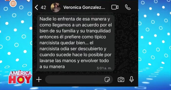 Verónica González cuestiona a Josimar por contradicciones y denuncia que en Perú nadie lo enfrenta