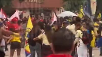 Violencia entre porras del América y Toluca previo a la final; ausencia de policía genera caos