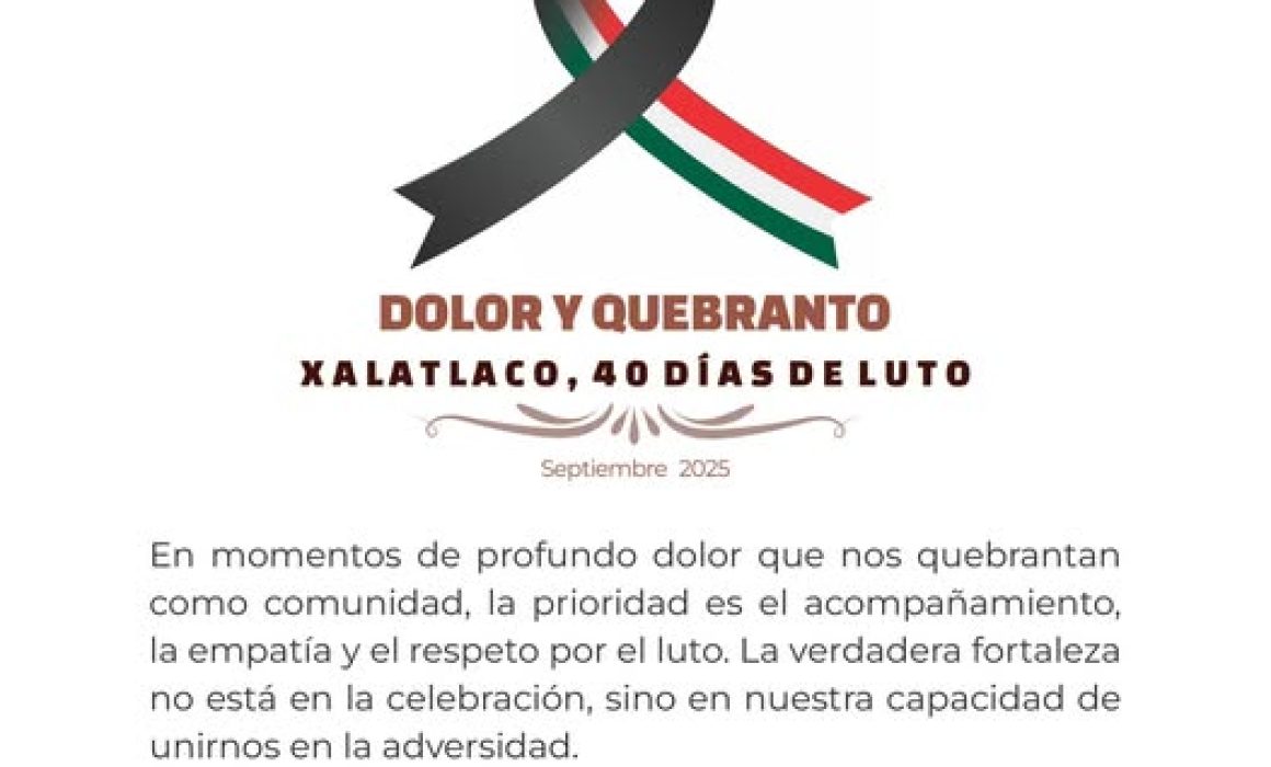 Xalatlaco cancela festejos patrios tras tiroteo que dejó cuatro muertos en tianguis