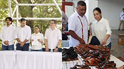 Yalálag exige acciones concretas tras disculpa pública de Adidas por plagio del huarache tradicional